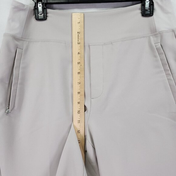 Athleta Trekkie North High Rise Jogger Size 10 Hiking Pants Gray Zip Pockets - Picture 4 of 13